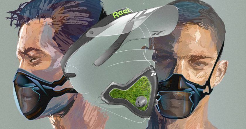 Reebok presented futuristic fitness masks