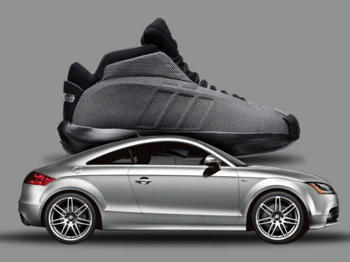 más lejos tocino entrada Audi inspired Kobe Bryant's Adidas sneaker design - Rillum.com