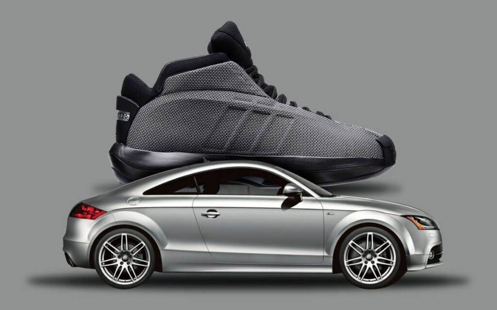 Audi inspired Kobe Bryant's Adidas sneaker design